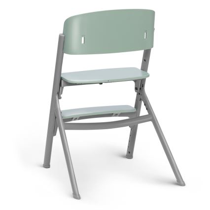 KINDERKRAFT SELECT - Gyermek étkezőszék 3in1 LIVY Premium Olive zöld + nyugágy CALMEE