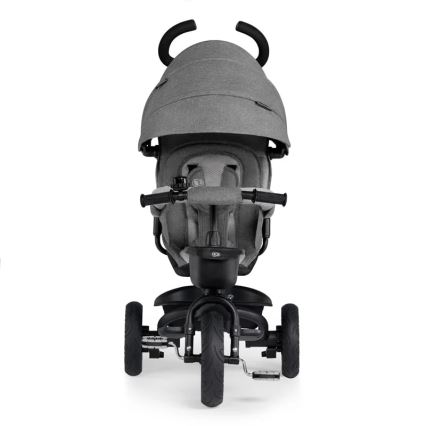 KINDERKRAFT - Gyermek tricikli 5in1 SPINSTEP szürke