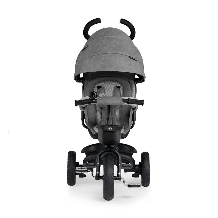 KINDERKRAFT - Gyermek tricikli 5in1 SPINSTEP szürke