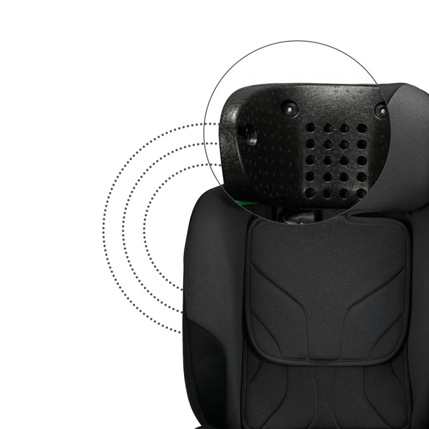 KINDERKRAFT SELECT - I-FIX autósülés (40-150 cm) grafit fekete