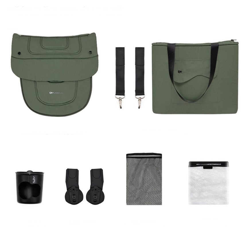 KINDERKRAFT SELECT - Kombinált 2 az 1-ben babakocsi YOXI Mystic zöld