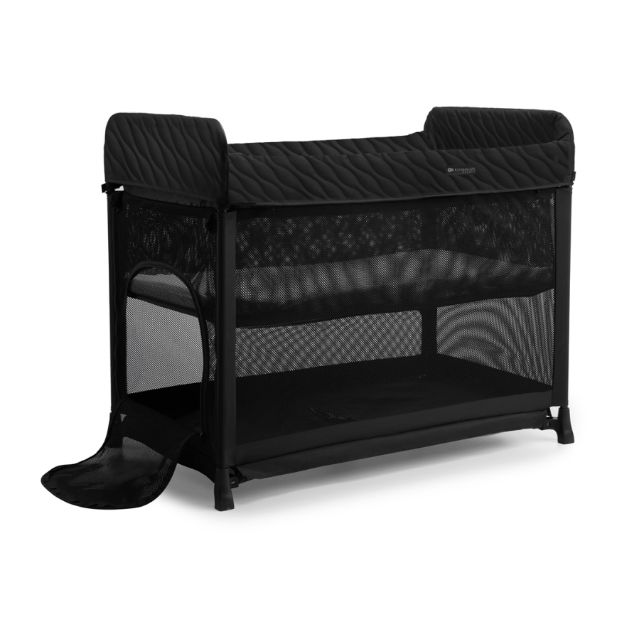 KINDERKRAFT SELECT - Utazó kiságy MOON DREAM fekete