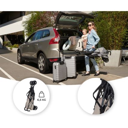 KINDERKRAFT - TIK golfbabakocsi bézs