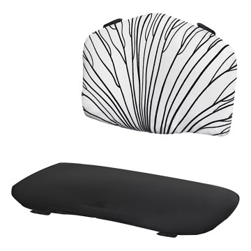 KINDERKRAFT - Ülésbetét az ENOCK etetőszékhez, fekete/fehér