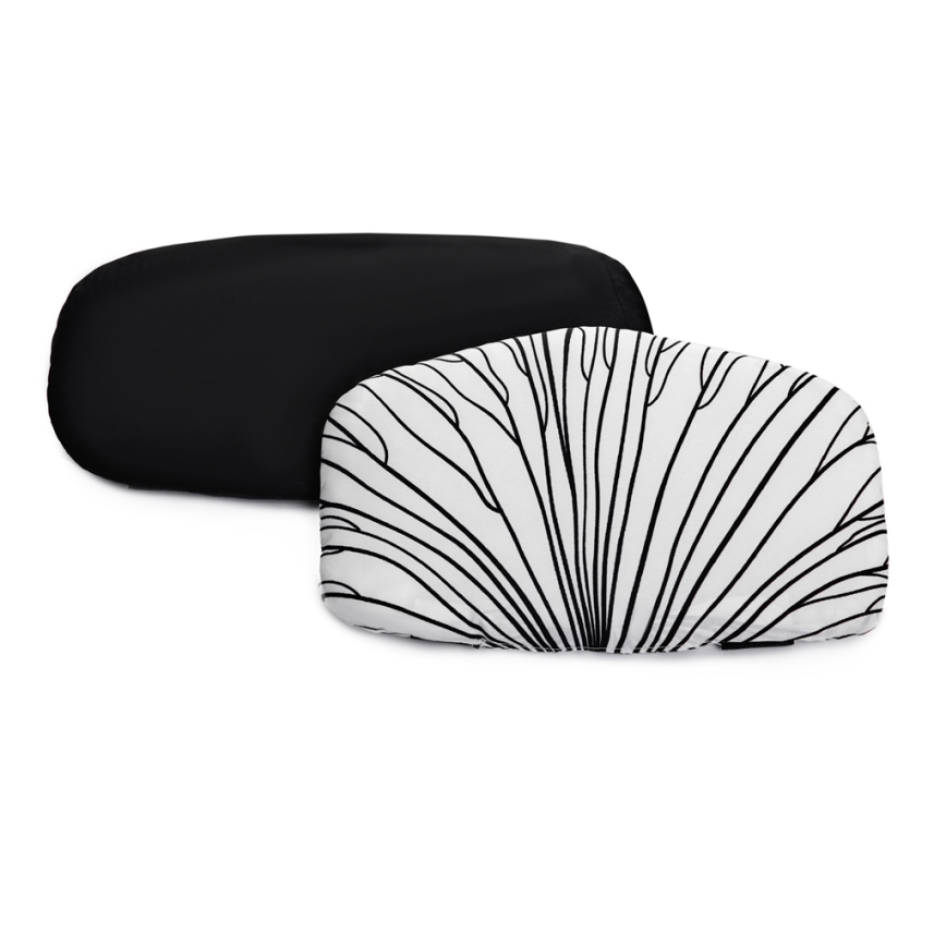 KINDERKRAFT - Ülésbetét az ENOCK etetőszékhez, fekete/fehér