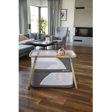 KINDERKRAFT - Utazó kiságy 4in1 SOFI szürke