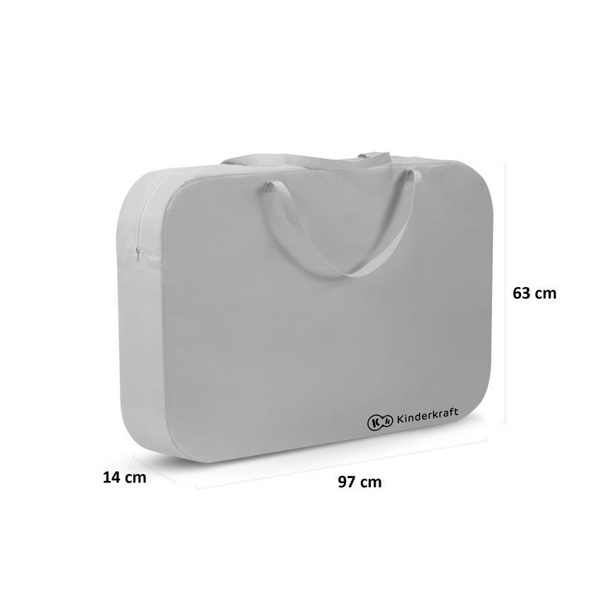 KINDERKRAFT - Utazó kiságy 4in1 SOFI szürke