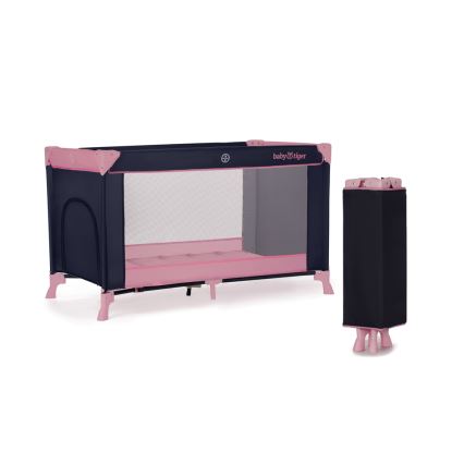 KINDERKRAFT - Utazó kiságy Baby Tiger VIKI rózsaszín