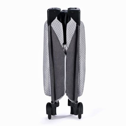 KINDERKRAFT - Utazó kiságy LEODY ezüst