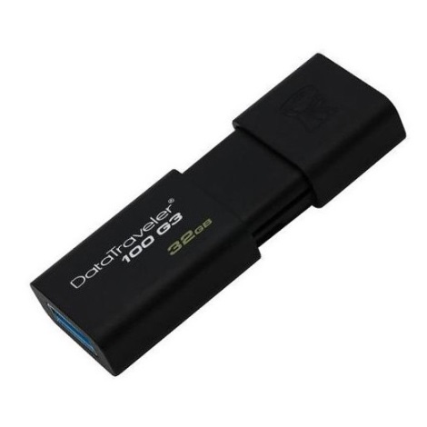 Kingston - Flash Drive DATATRAVELER 100 G3 USB 3.0 32GB fekete