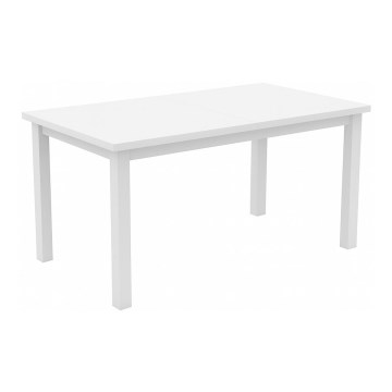 Kinyitható étkezőasztal LIAM fehér