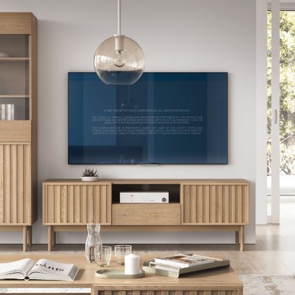KIOTO TV-állvány 159x53 cm, Cremona tölgy