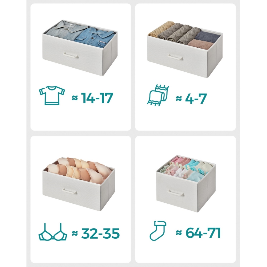 Fiókos komód KIRA fehér/barna