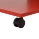 Kisasztal 65x35 cm piros