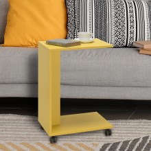 Kisasztal 65x35 cm sárga