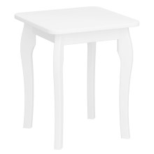 Kisasztal BAROQUE 45,6x39 cm fehér