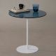 Kisasztal CHILL 50x50 cm fehér/kék