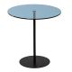 Kisasztal CHILL 50x50 cm fekete/kék