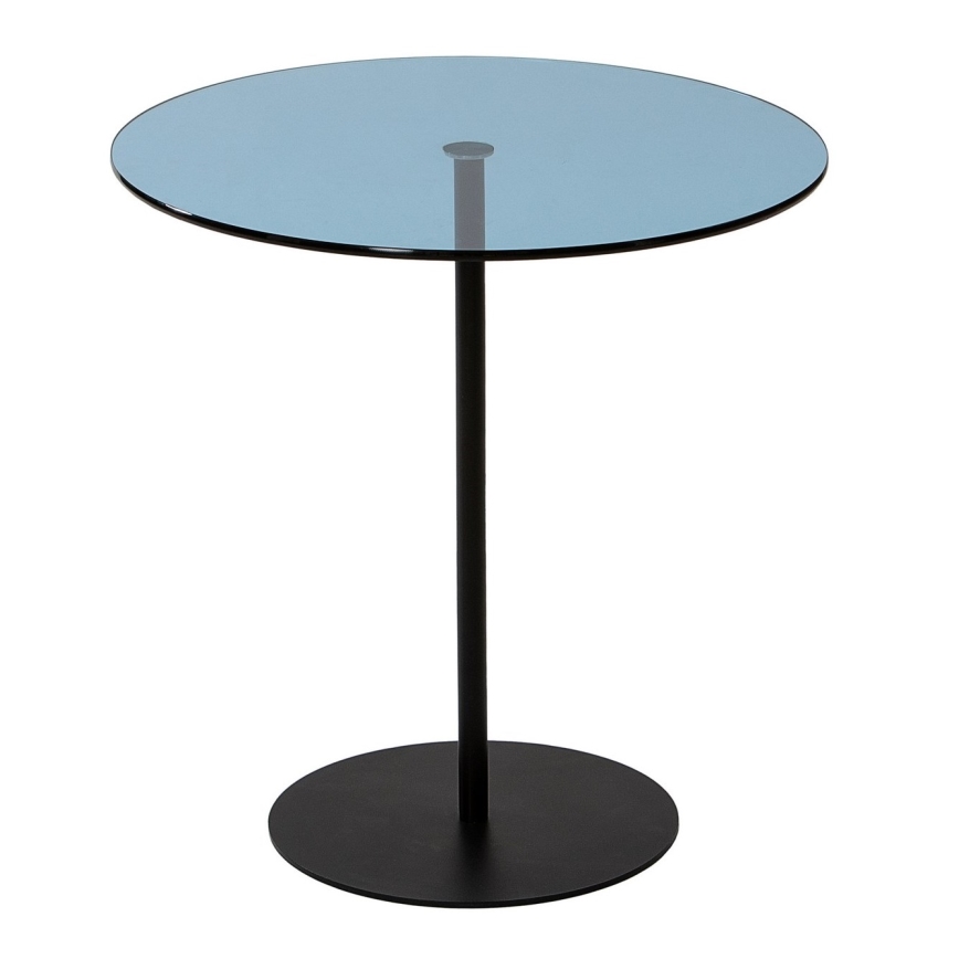 Kisasztal CHILL 50x50 cm fekete/kék