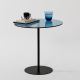 Kisasztal CHILL 50x50 cm fekete/kék