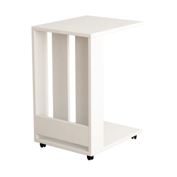 Kisasztal EDI 60x37 cm fehér