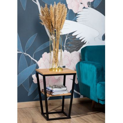 Kisasztal EXPAND 57x40 cm fekete/barna