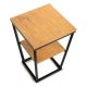 Kisasztal EXPAND 57x40 cm fekete/barna