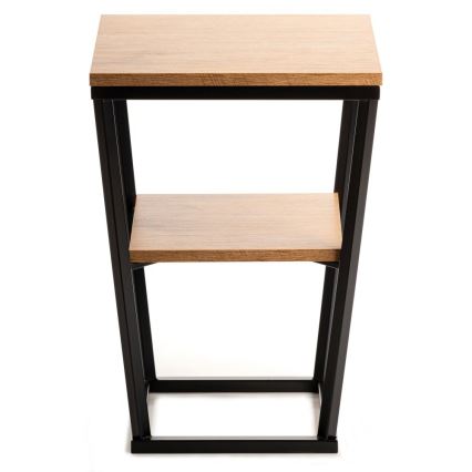 Kisasztal EXPAND 57x40 cm fekete/barna