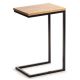 Kisasztal HELPER 57x40 cm fekete/barna