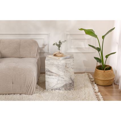 Kisasztal KUP 50x45 cm márvány dekoráció