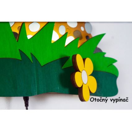 LED dětské svítidlo 1xLED/1W - Krteček s žabkou