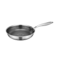 KITCHISIMO 24 cm átmérőjű rozsdamentes acél serpenyő