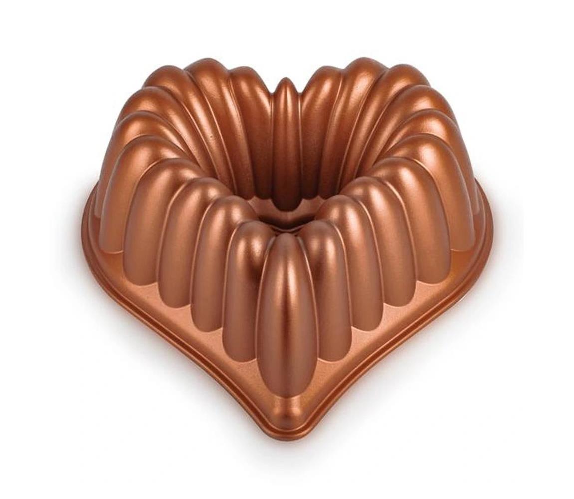 UTC KITCHISIMO szív alakú kuglófform/rézszínű 390160