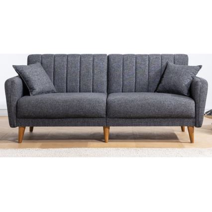 KITO sötétszürke kihúzható kétszemélyes kanapé