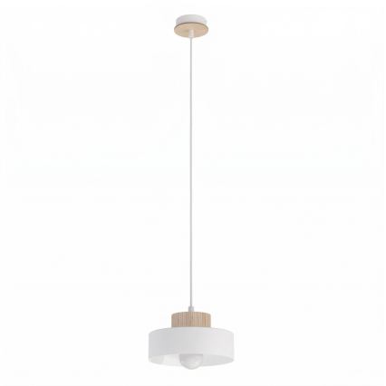 KIVI kábeles függeszték, 1x E27/15W/230V, fehér