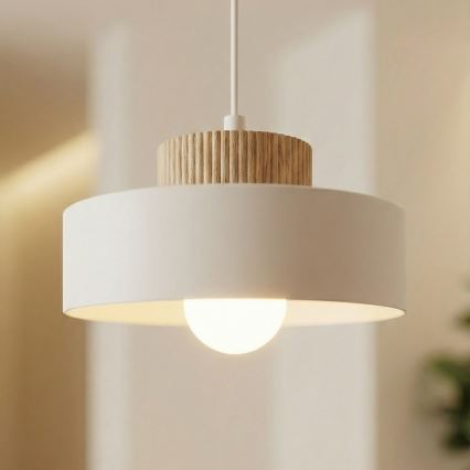 KIVI kábeles függeszték, 1x E27/15W/230V, fehér