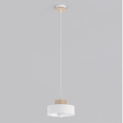 KIVI kábeles függeszték, 1x E27/15W/230V, fehér