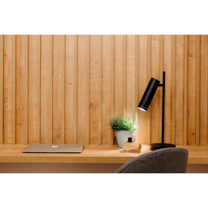 Asztali lámpa DRILL 1xGU10/4W/230V fekete