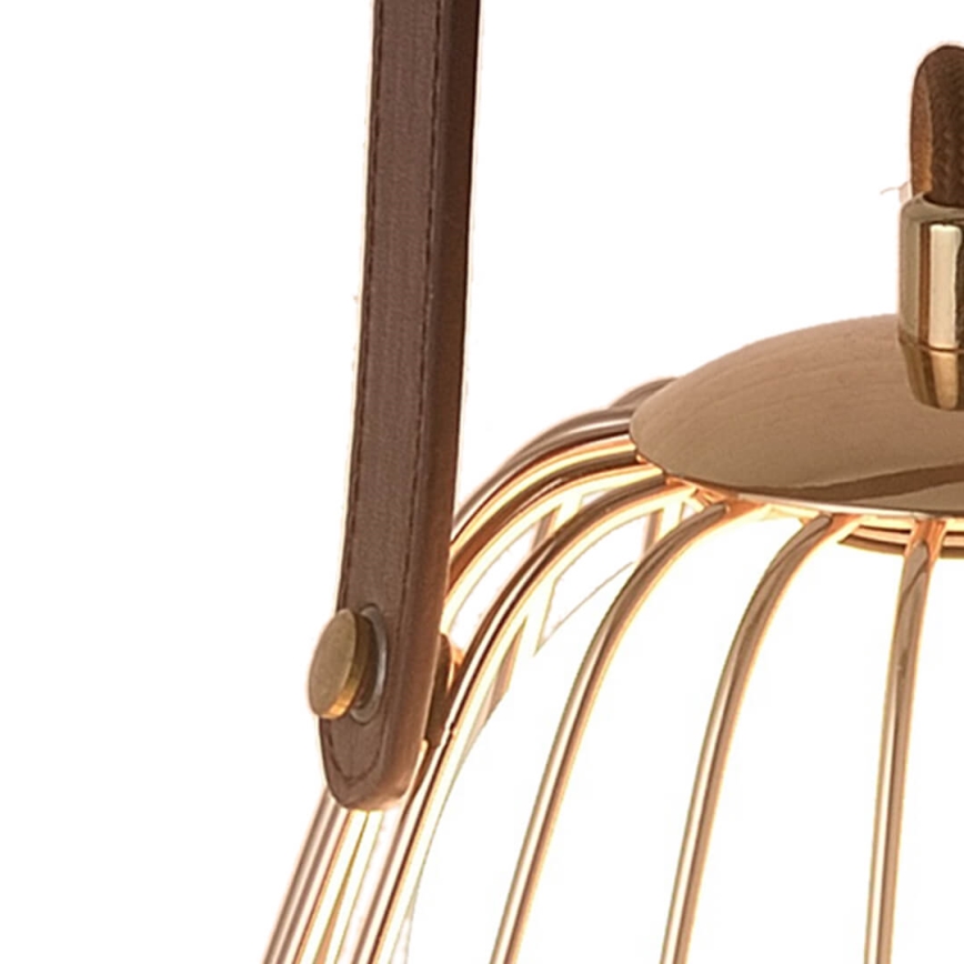 Fali lámpa MEMORY 1xG9/4W/230V arany/barna