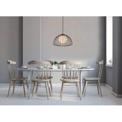 Csillár zsinóron GRID 1xG9/4W/230V barna