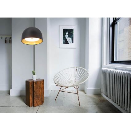 Csillár zsinóron GRAVITY 3xE27/7W/230V fekete