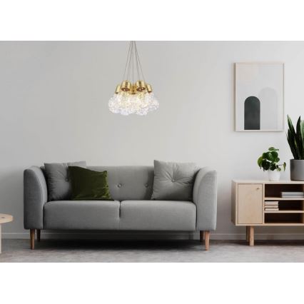 LED Csillár zsinóron BULBS LED/30W/230V arany