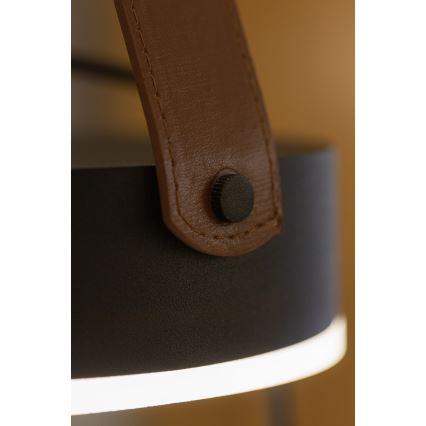 LED csillár kábelre SPECTRUM LED/23W/230V fekete/barna