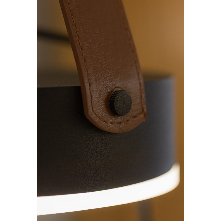 LED csillár kábelre SPECTRUM LED/23W/230V fekete/barna