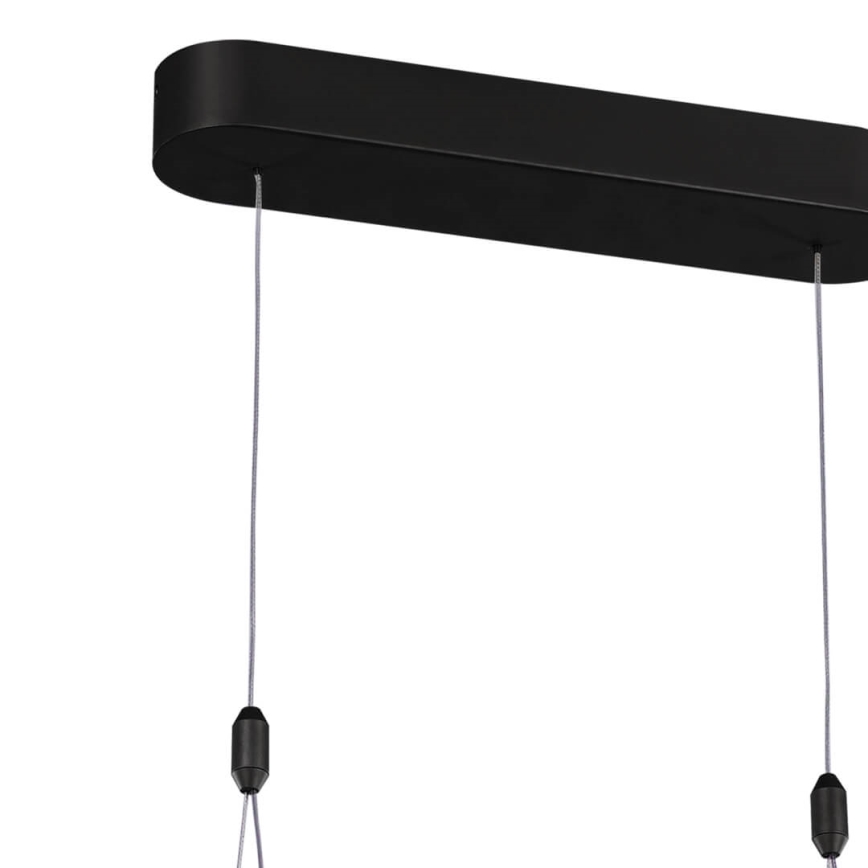 LED Dimmelhető csillár zsinóron JUNIPER LED/47,5W/230V fekete + távirányító