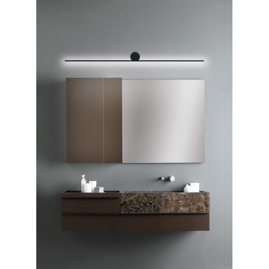 LED Fali lámpa RADIAN LED/15W/230V fekete IP44