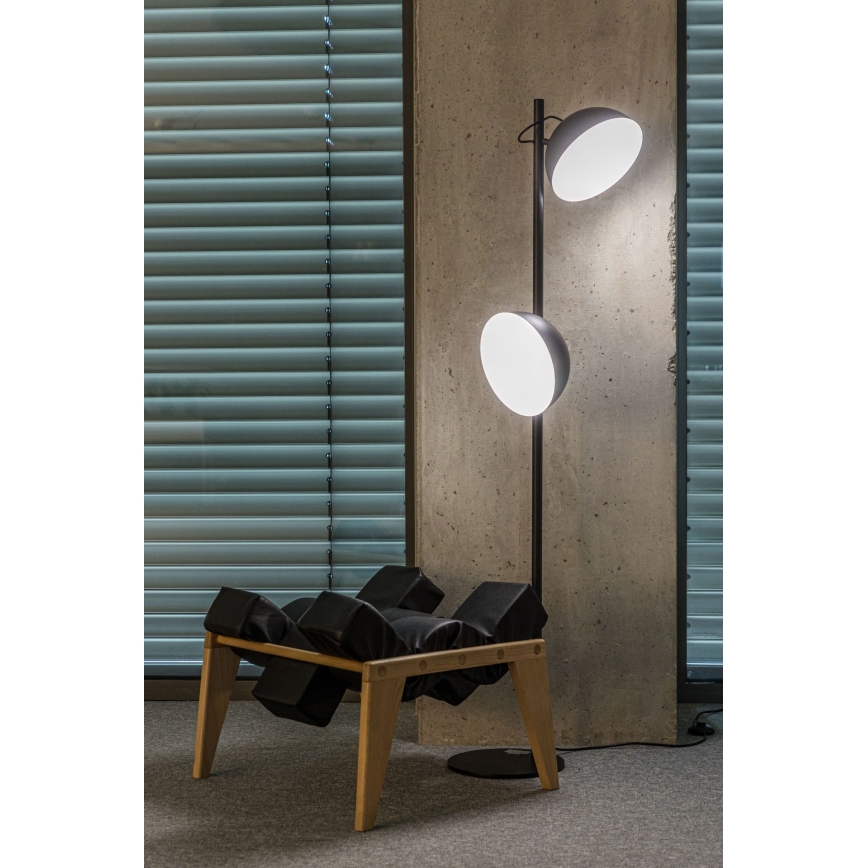 LED Állólámpa CROWD 2xLED/10W/230V fekete