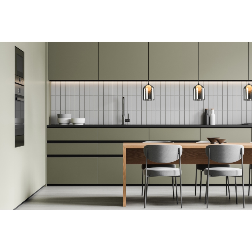 KLEA kábelcsillár 1xG9/15W/230V füstszínű fekete