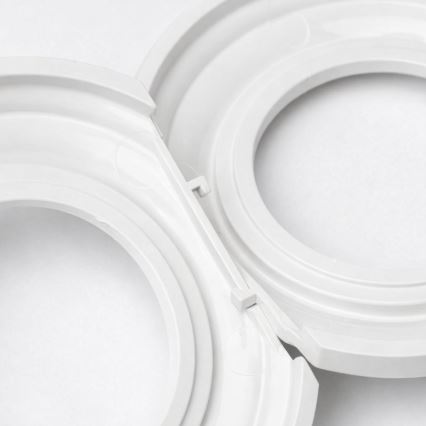 Kliklap - Dupla retro egypólusú kapcsoló 1. számú kerettel, hófehér