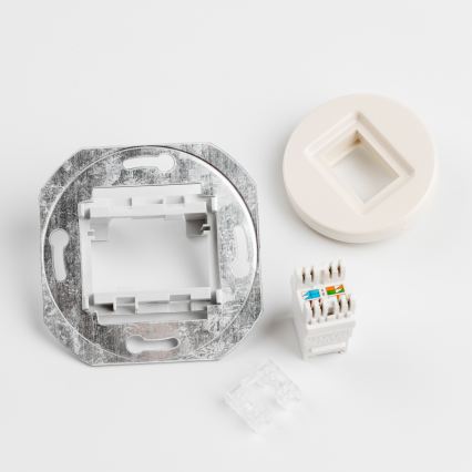 Kliklap - Retro adat aljzat kerettel, bézs